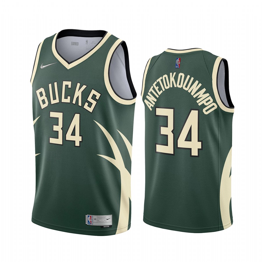 Nike Bucks #22 Khris Middleton 2021 NBA Finals Champions Swingman ...