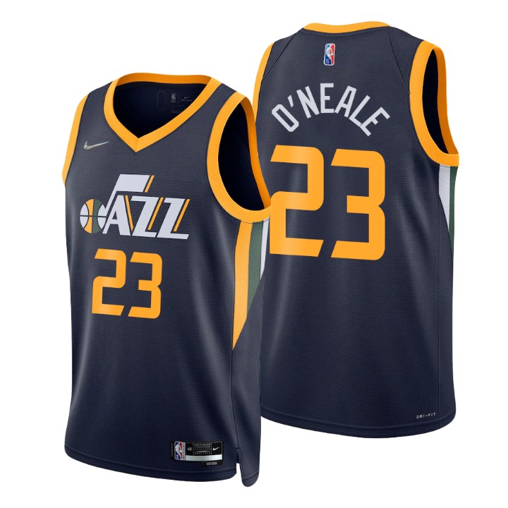 Nike Jazz #23 Royce O'Neale Navy Men's 2022-23 NBA 75th Anniversary ...